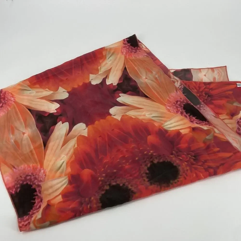 Nicole Isabel Whitney Print silk scarf